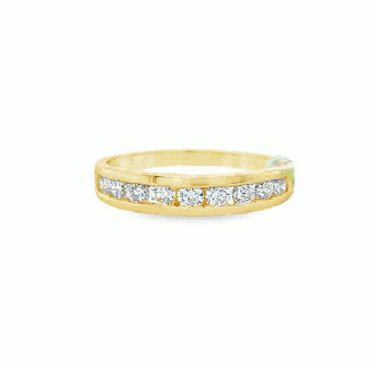 Lab Diamond Wedding Band
