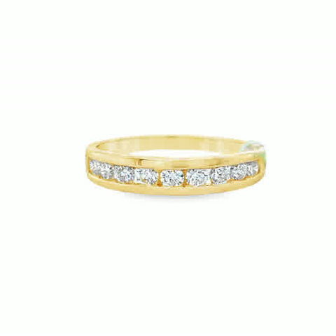 Lab Diamond Wedding Band