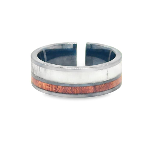 Precious Metal (No Stones) Wedding Bands  -  Men'