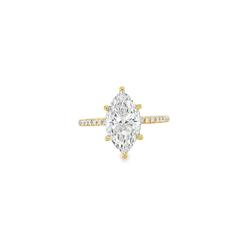 Lab Engagement Ring