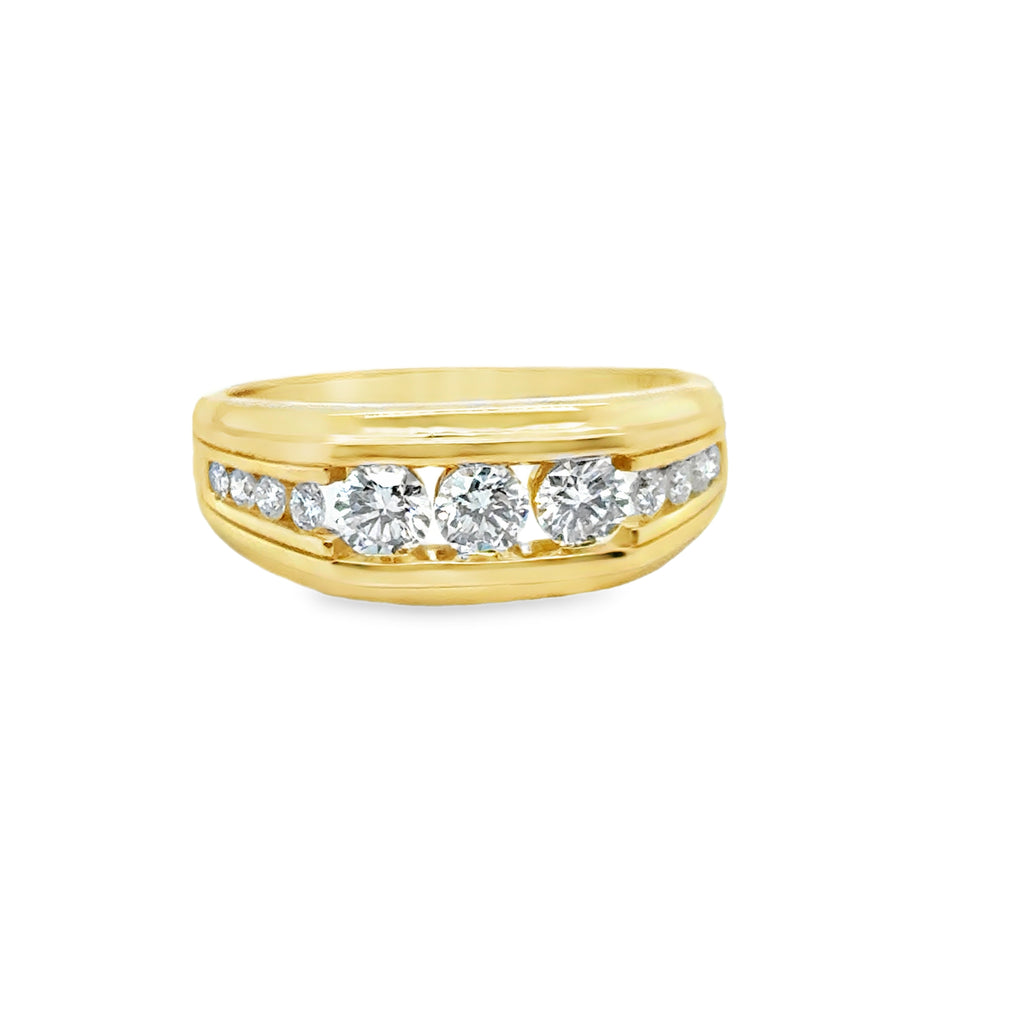 Lab Diamond Wedding Band