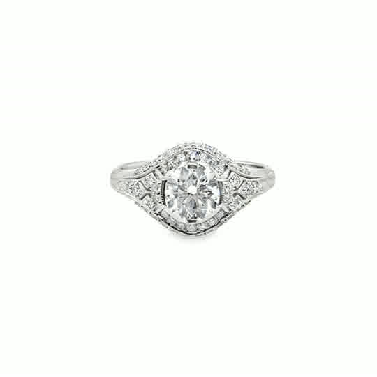 Lab Engagement Ring