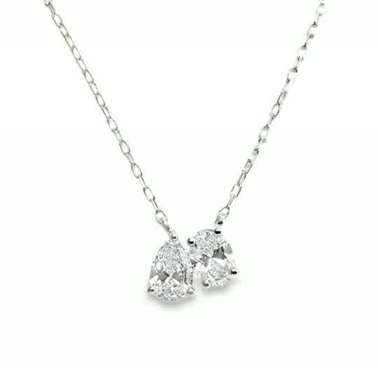 Lab Diamond Pendants/ Necklace