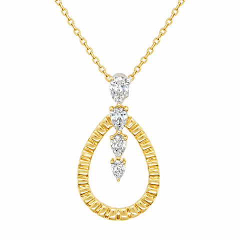 Lab Diamond Pendants/ Necklace