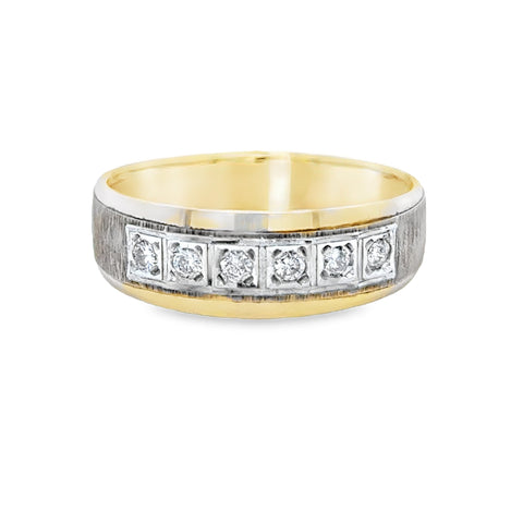 Diamond Wedding Bands - Men'