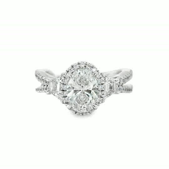 Lab Engagement Ring