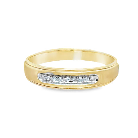 Diamond Wedding Bands - Men'