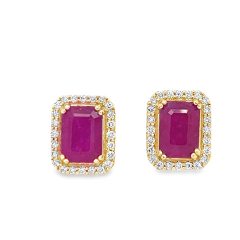 Colored Stone Earring