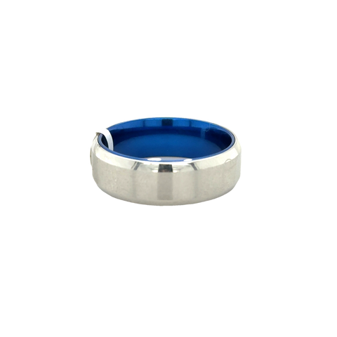 Precious Metal (No Stones) Wedding Bands  -  Men'