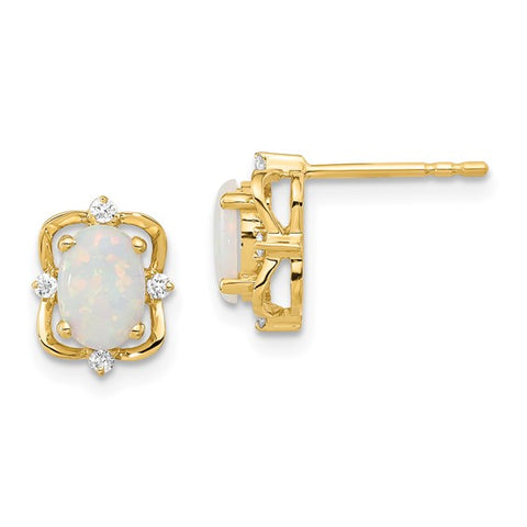 Colored Stone Earring