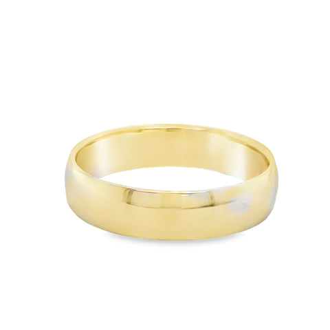 Precious Metal (No Stones) Wedding Bands  -  Men'