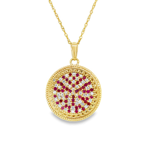 Colored Stone Pendant