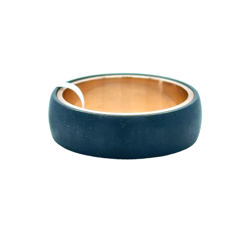 Precious Metal (No Stones) Wedding Bands  -  Men'