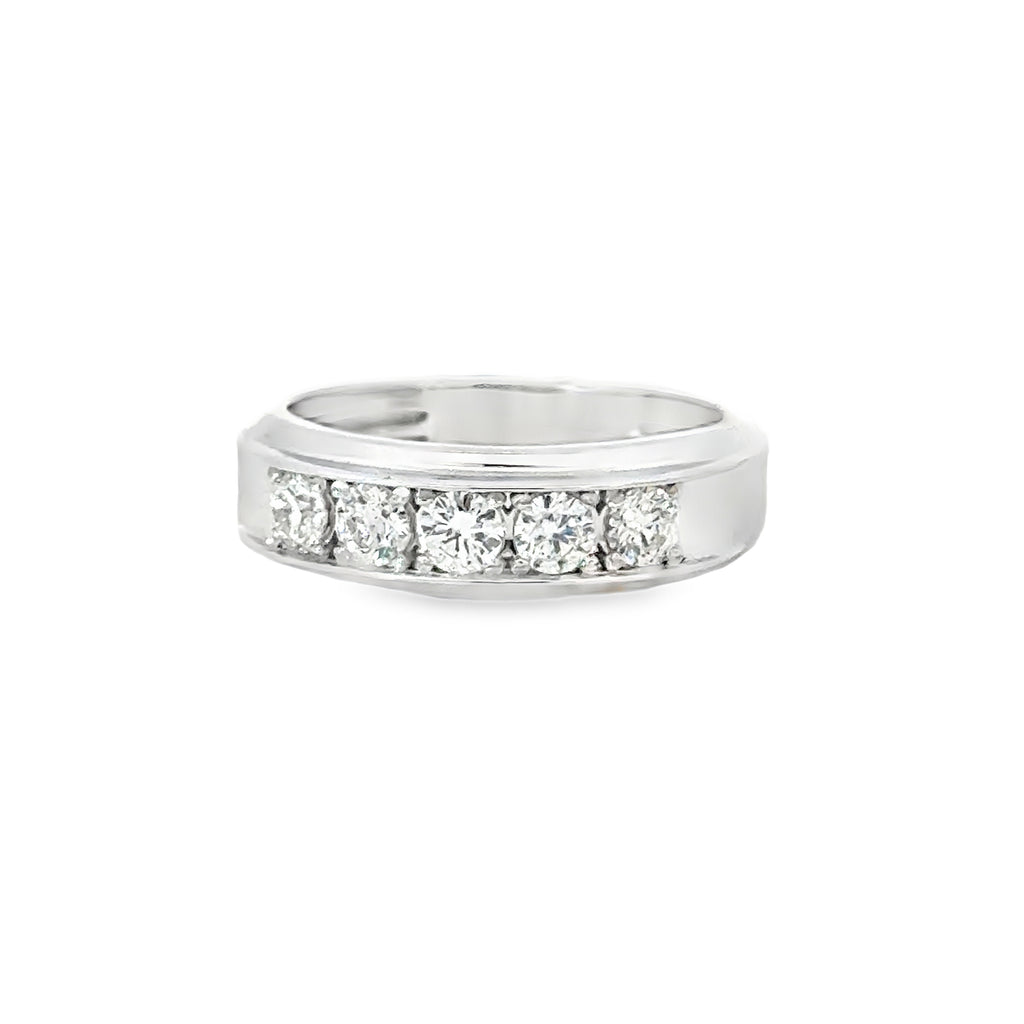 Diamond Wedding Bands - Men'