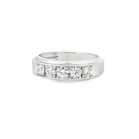Diamond Wedding Bands - Men'