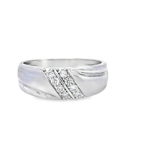 Diamond Wedding Bands - Men'