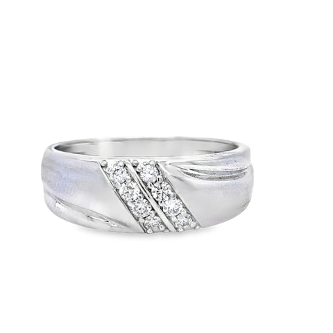 Diamond Wedding Bands - Men'