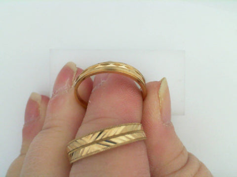 Precious Metal (No Stones) Wedding Bands  -  Men'