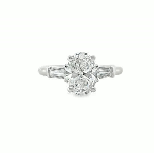 Lab Engagement Ring