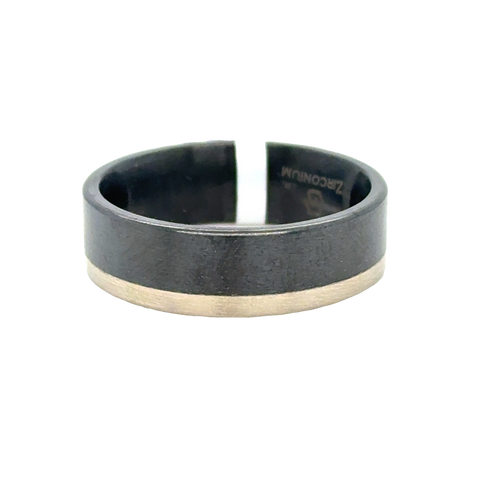 Precious Metal (No Stones) Wedding Bands  -  Men'
