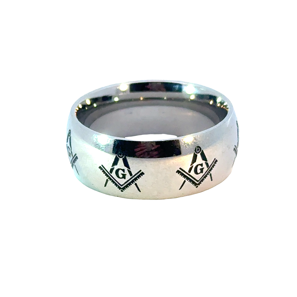 Precious Metal (No Stones) Wedding Bands  -  Men'