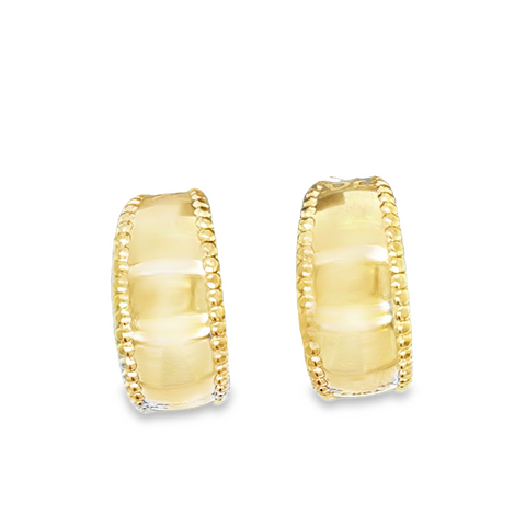 Precious Metal (No Stones) Earring