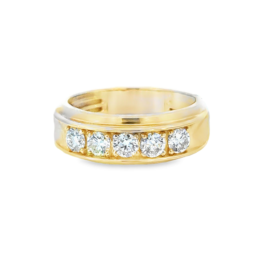 Diamond Wedding Bands - Men'