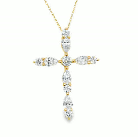 Lab Diamond Pendants/ Necklace