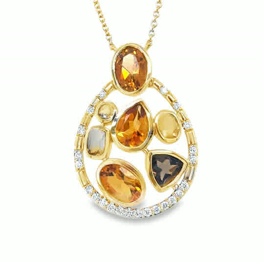Colored Stone Pendant