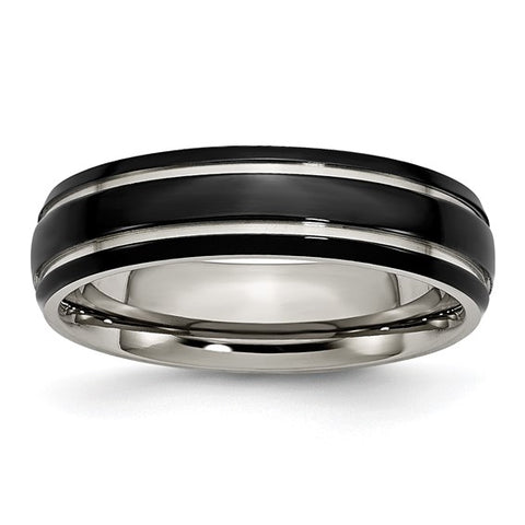 Precious Metal (No Stones) Wedding Bands  -  Men'