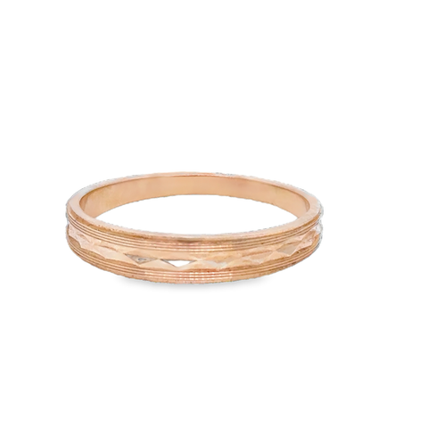 Precious Metal (No Stones) Wedding Bands  -  Men'