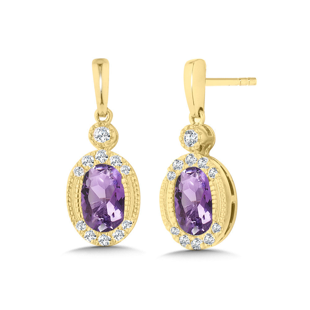 Colored Stone Earring