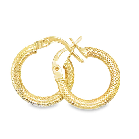 Precious Metal (No Stones) Earring