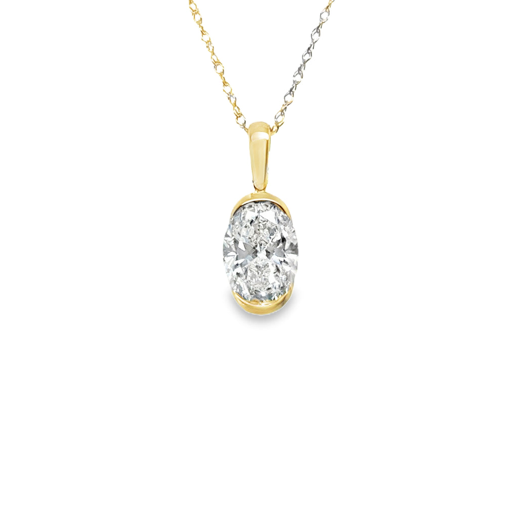Lab Diamond Pendants/ Necklace