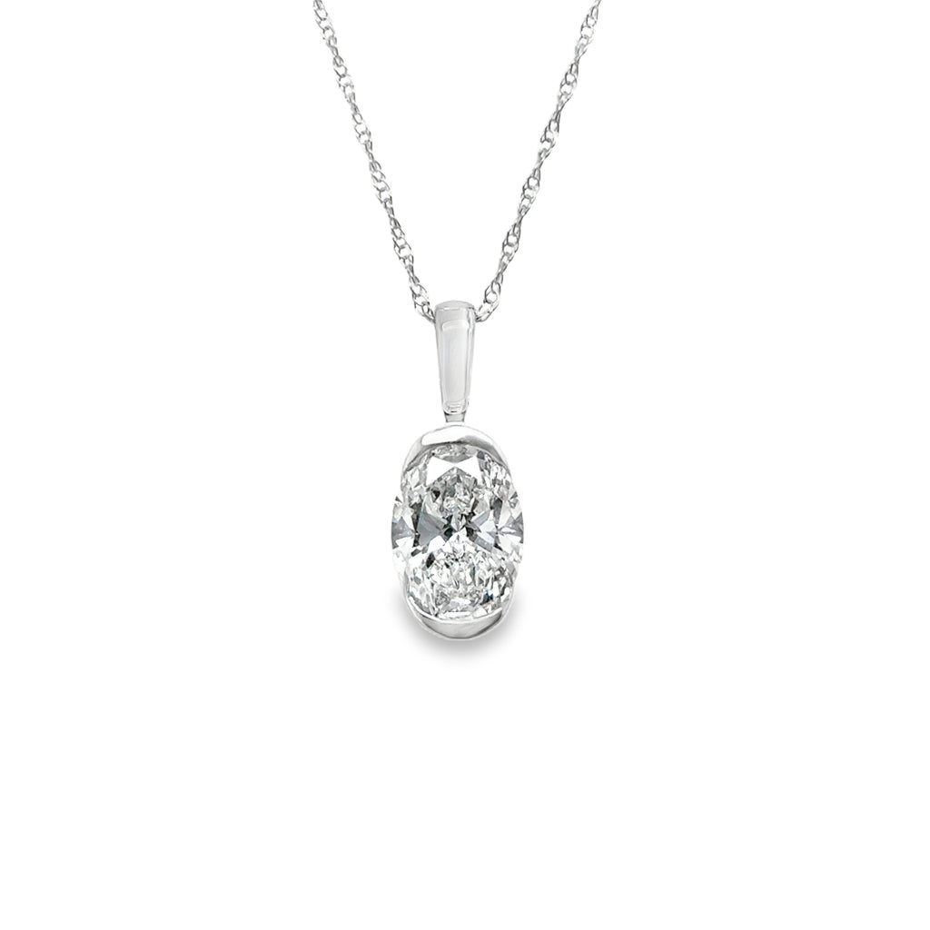 Lab Diamond Pendants/ Necklace