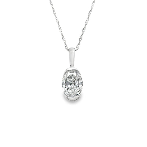 Lab Diamond Pendants/ Necklace