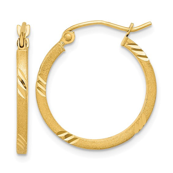 Precious Metal (No Stones) Earring