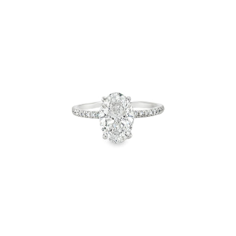 Lab Engagement Ring