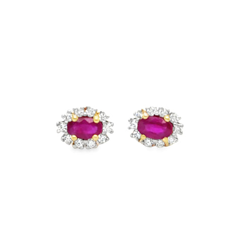 Colored Stone Earring