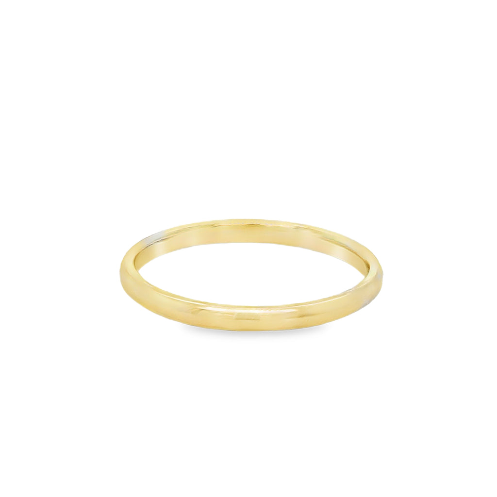 Precious Metal (No Stones) Wedding Bands  -  Men'