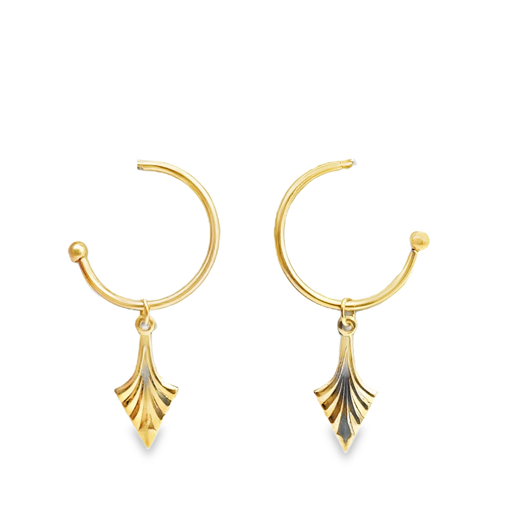 Precious Metal (No Stones) Earring