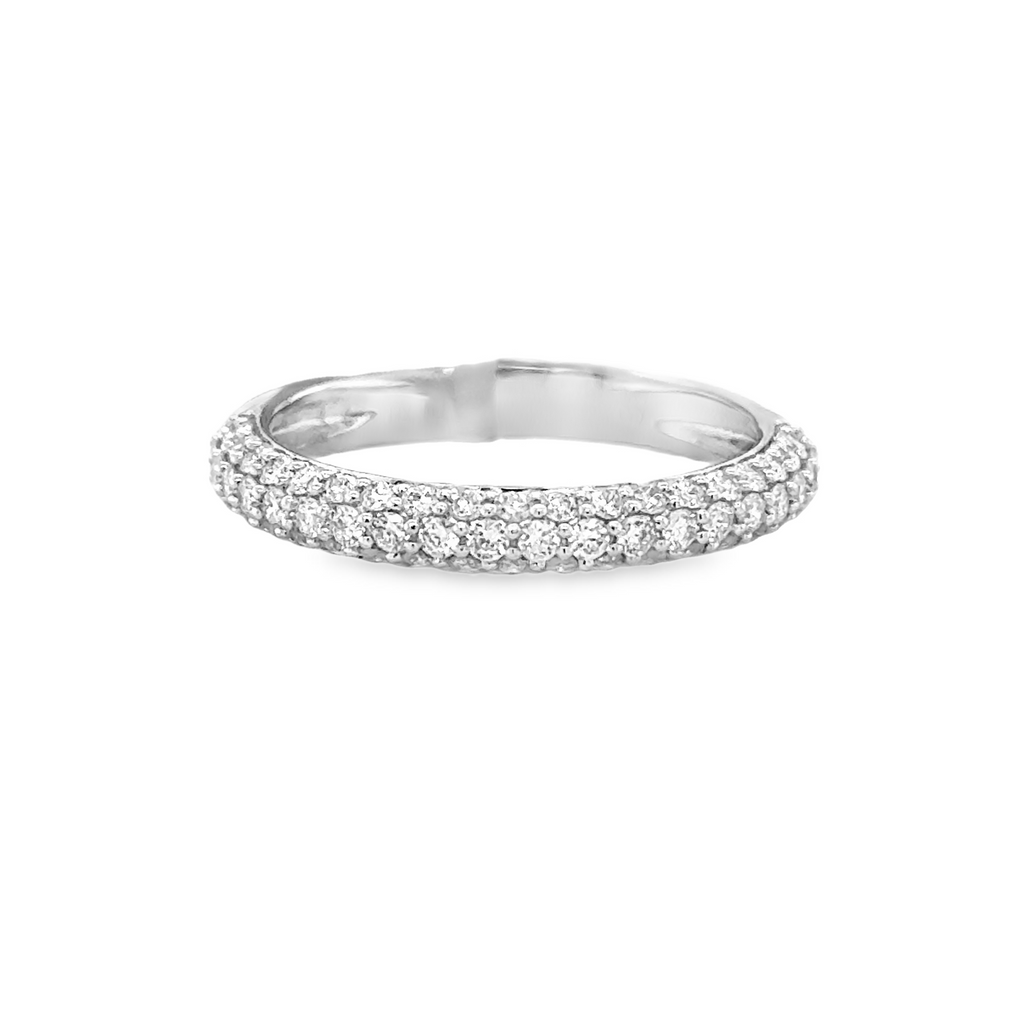 Lab Diamond Wedding Band