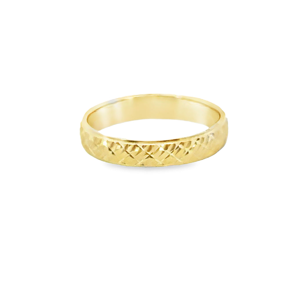 Precious Metal (No Stones) Wedding Bands  -  Men'