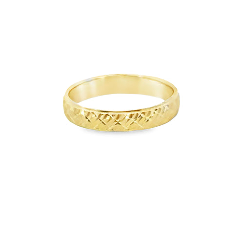 Precious Metal (No Stones) Wedding Bands  -  Men'