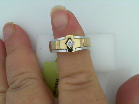 Diamond Wedding Bands - Men'