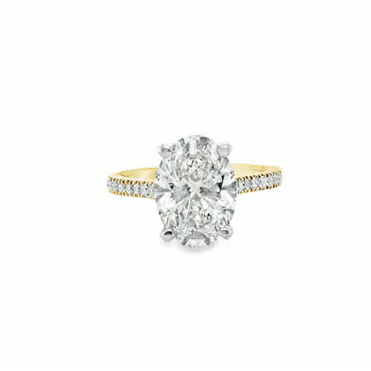 Lab Engagement Ring