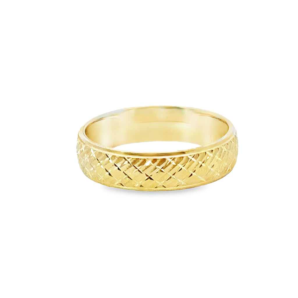 Precious Metal (No Stones) Wedding Bands  -  Men'