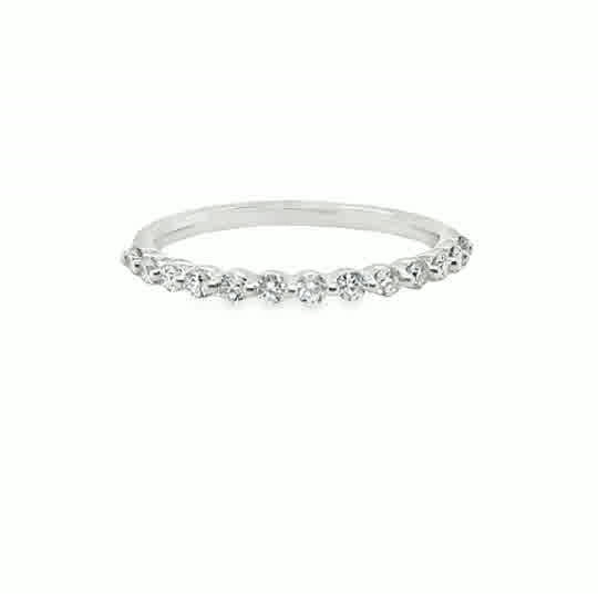 Lab Diamond Wedding Band
