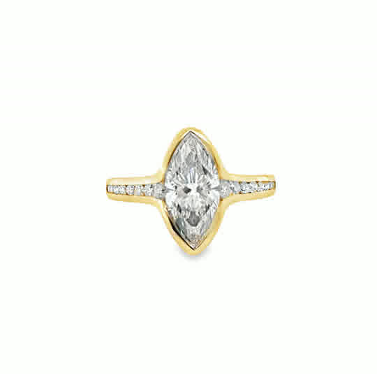 Lab Engagement Ring