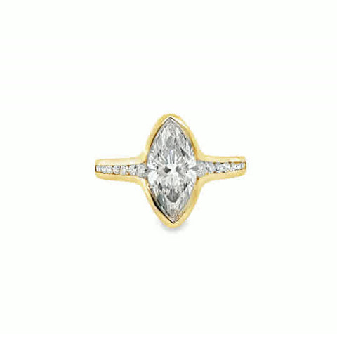 Lab Engagement Ring